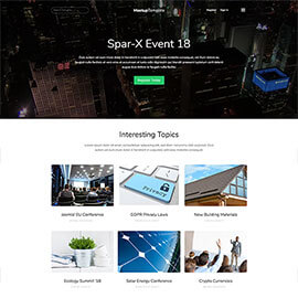 Meetup - Events Joomla Template