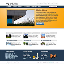 Joomla Real Estate Template