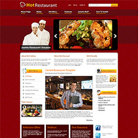 Joomla Restaurant Template