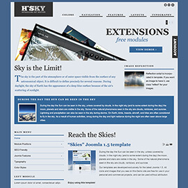 Joomla Sky Template