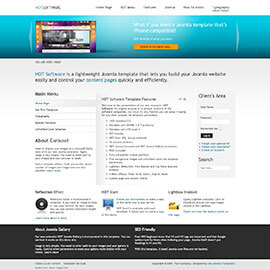 Joomla Software Template