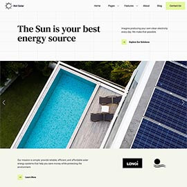 Solar Ecology Joomla Template