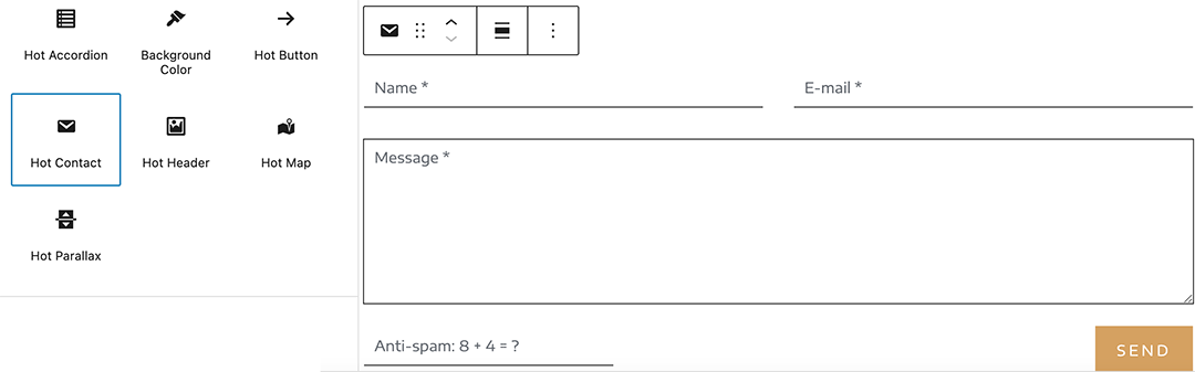 Contact block