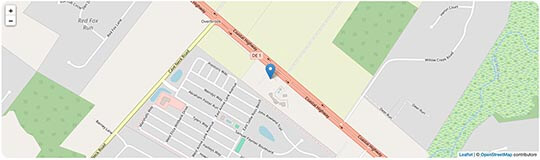 Maps in the Catering Joomla template
