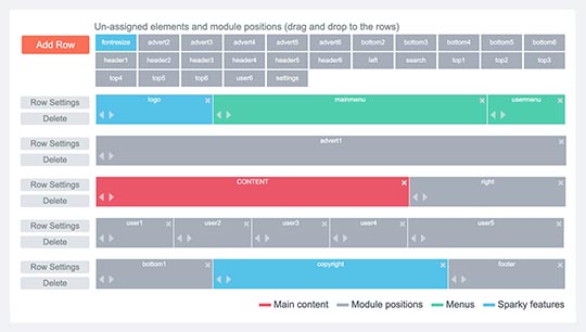 Focus template powered by the Sparky Framework