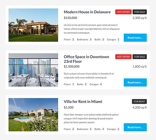 Real Estate Template for Joomla - Hot Homes - HotThemes