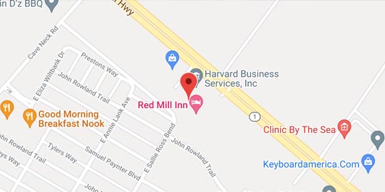 Google maps shows the location of your Pizzeria