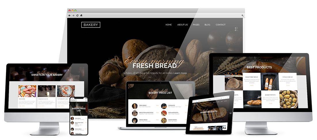 Responsive Bakery Template