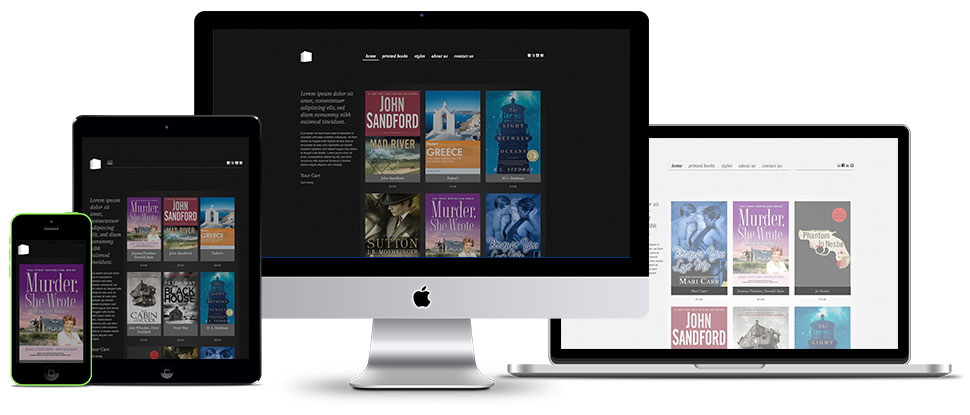 Responsive Joomla Bookstore template