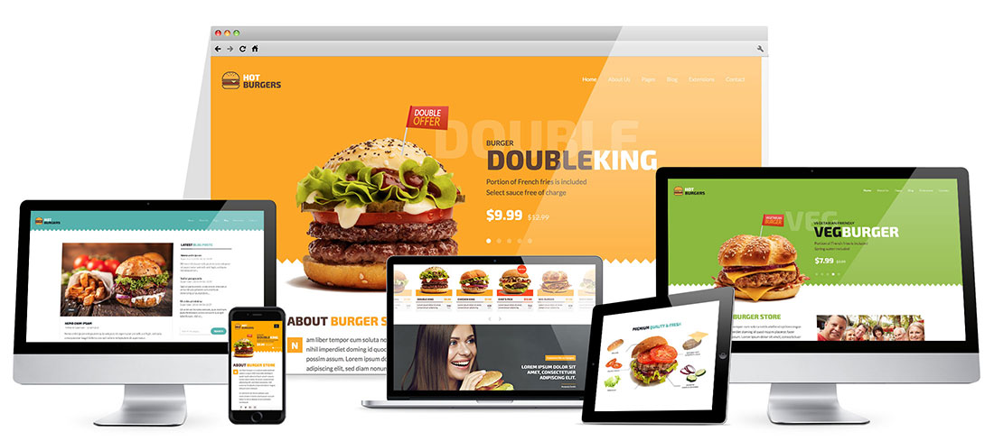 Responsive Burgers Template