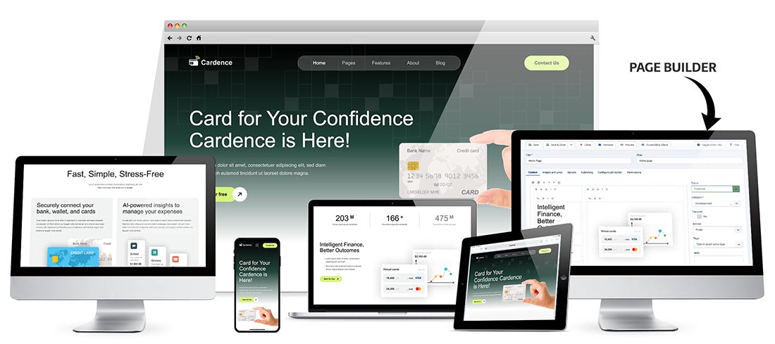 Responsive Cardence Template