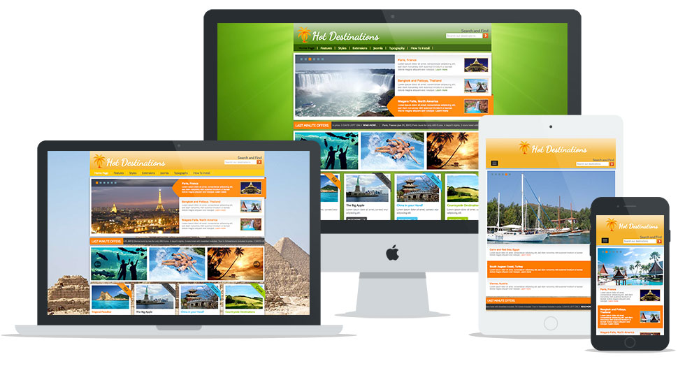 Responsive Joomla Travel Template