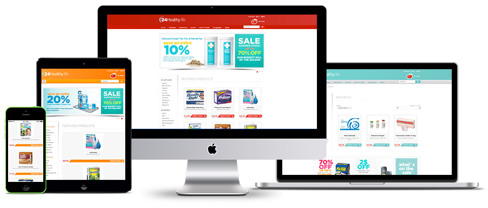 Responsive Joomla Pharmacy template