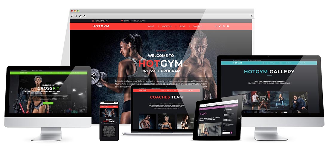 Responsive Gym Template