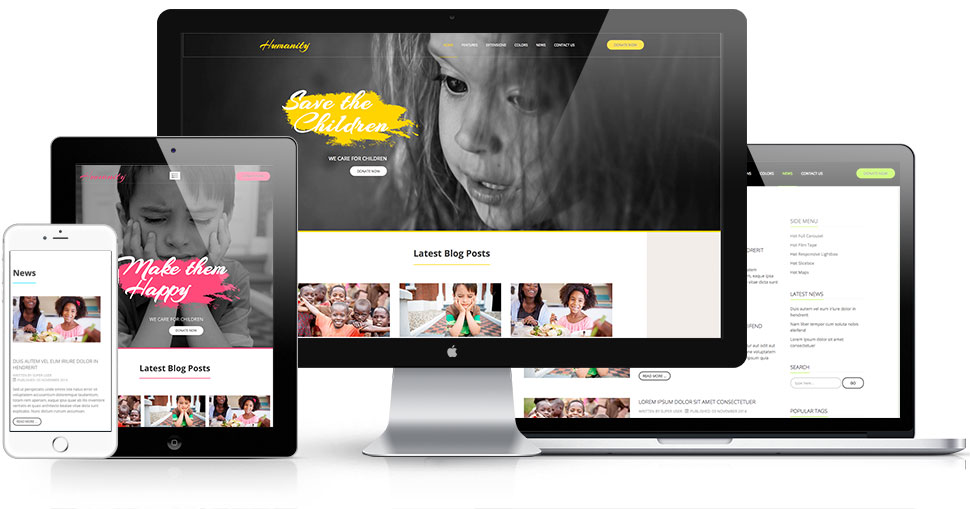 Responsive Joomla Nonprofit Template