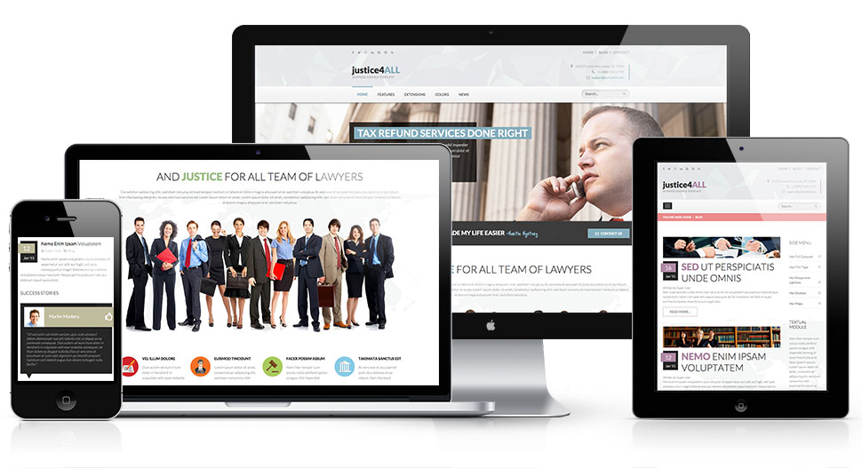 Responsive Lawyer Template