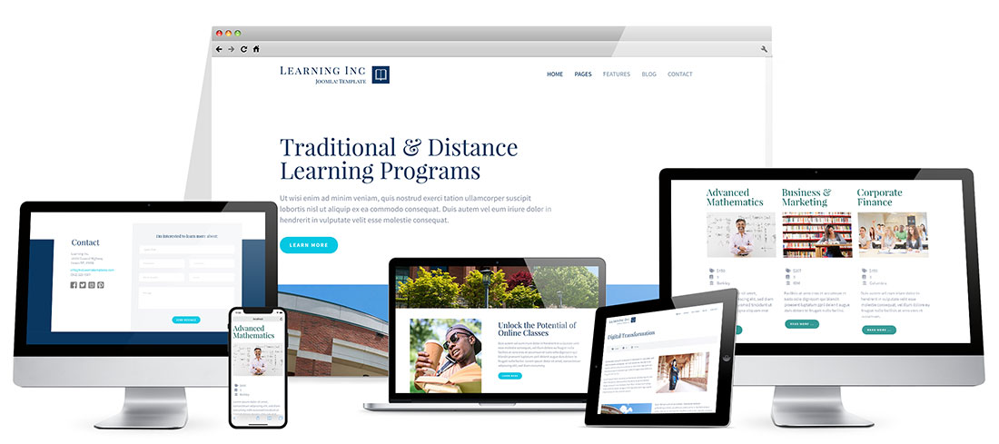 Responsive Learning Joomla Template