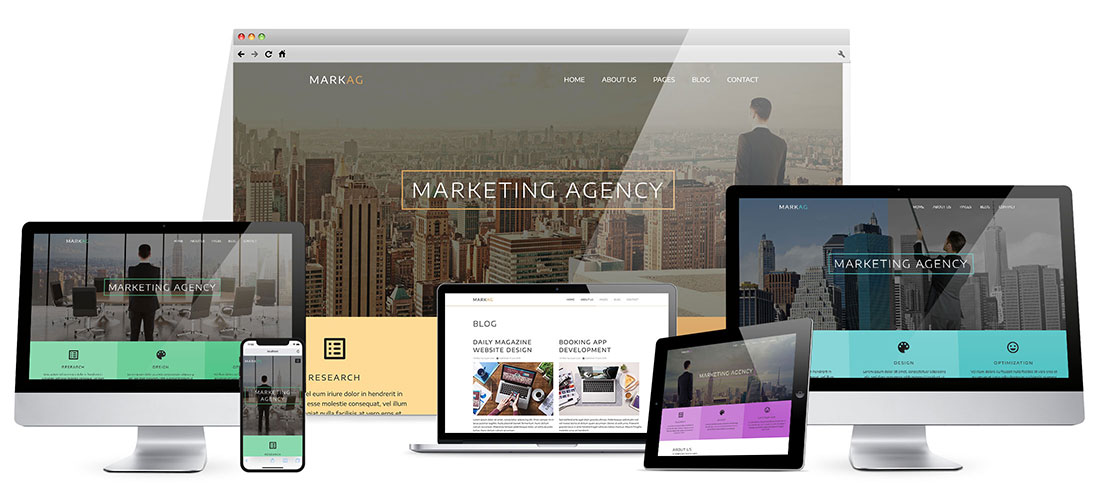 Responsive Marketing Agency Template