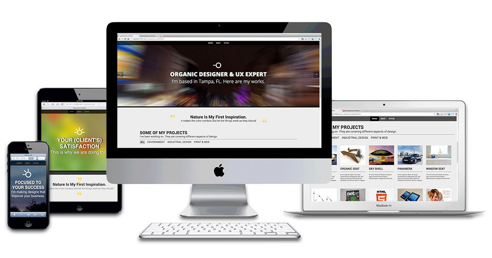 Responsive Portfolio Template Joomla Templates Hotthemes