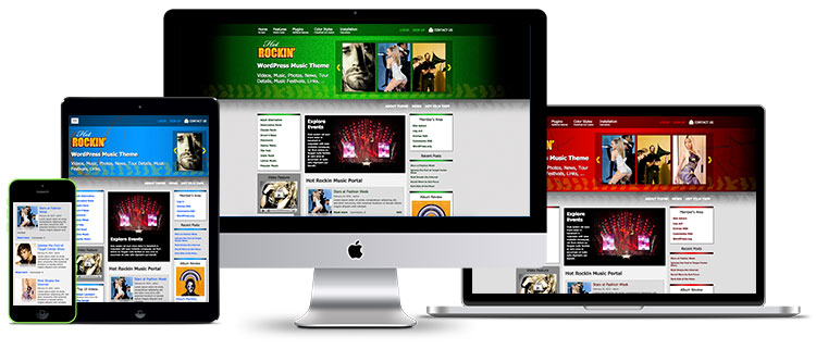 Responsive Joomla Music Template