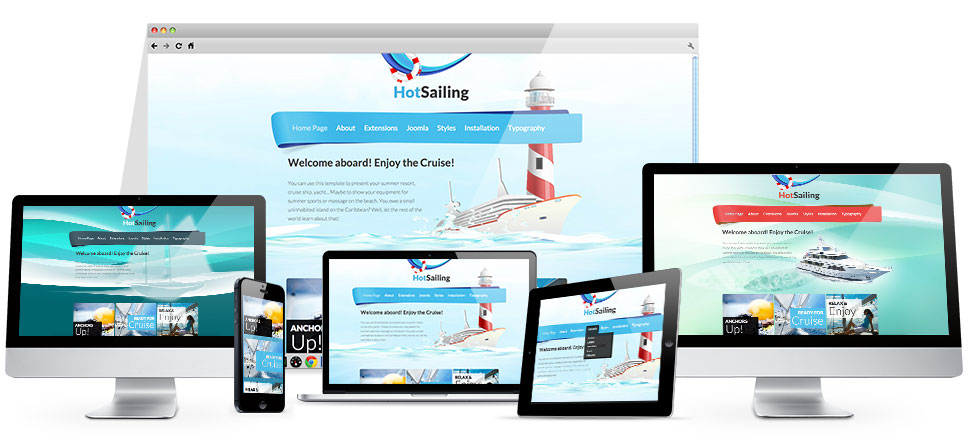 Responsive Sailing Template