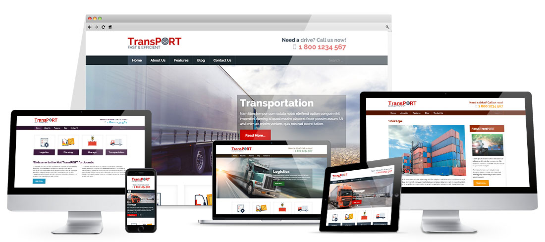 HotThemes Transport - Joomla Template