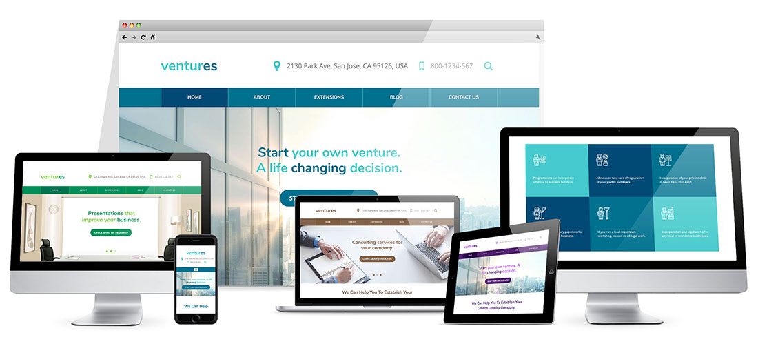 Ventures - Responsive Business Template