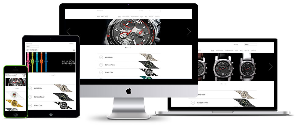 Responsive Joomla Watches template