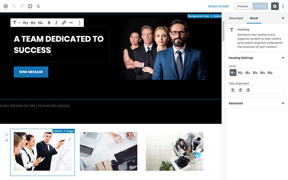 Business Gutenberg-ready WordPress theme