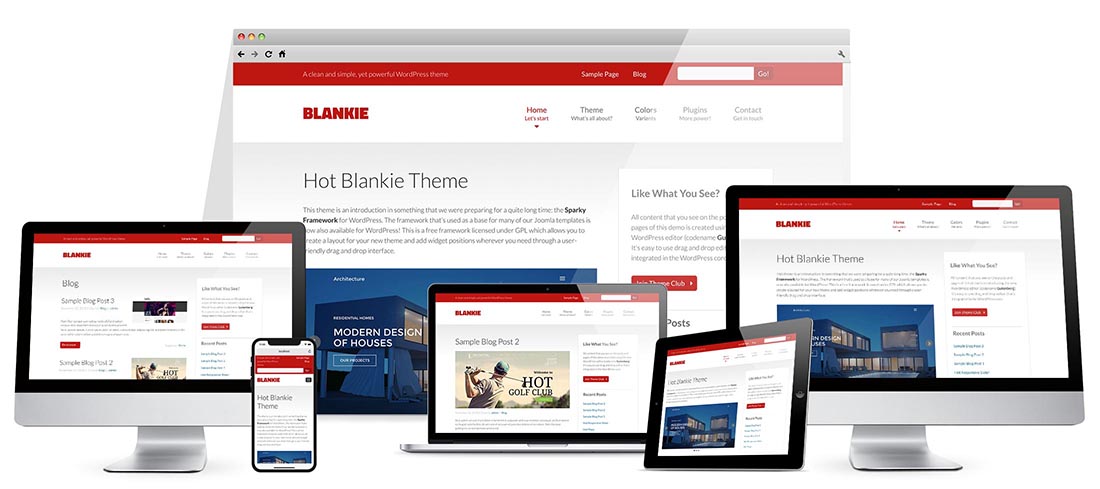 Blankie - Responsive Clean Theme for WordPress