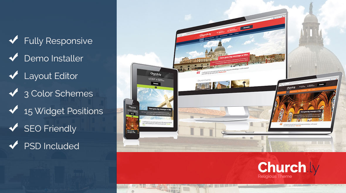 Church.ly - Responsive Church Theme for WordPress