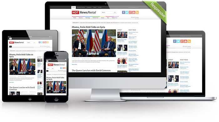 Responsive News Portal theme for WordPress