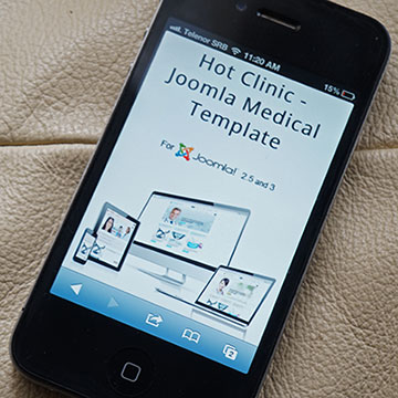 HotThemes on mobile phone