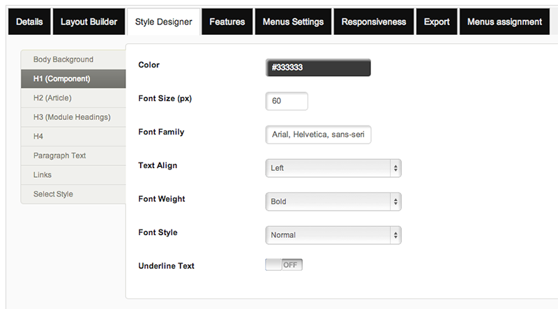 sparky style designer