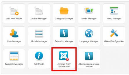 Joomla 2.5 Update