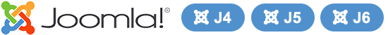 Compatible with Joomla 4, 5 and 6