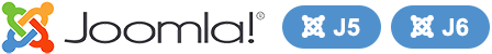 Compatible with Joomla 5 and 6
