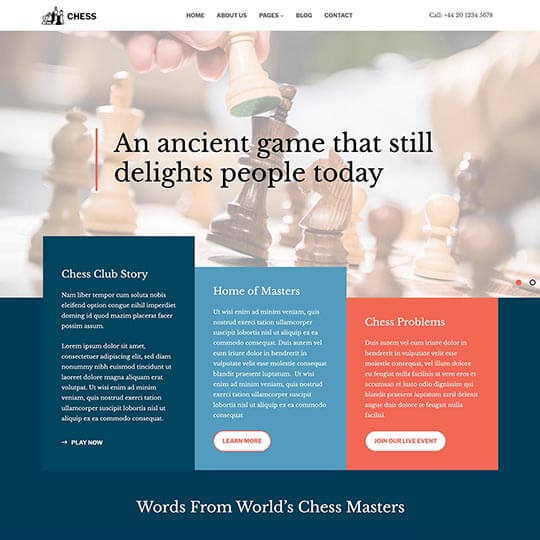 Chess WordPress