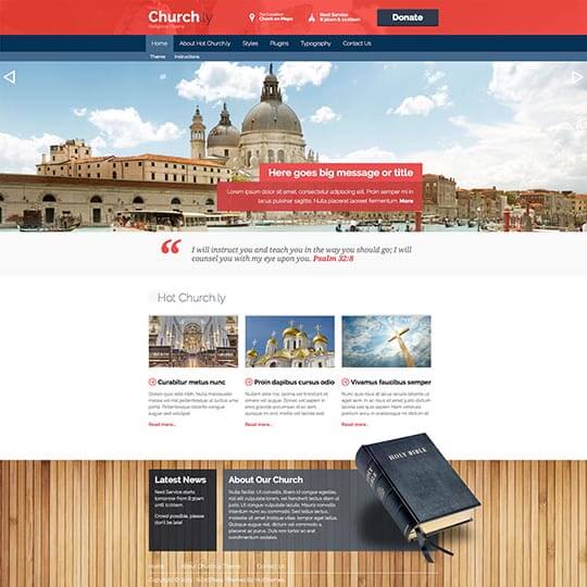 Church.ly WordPress