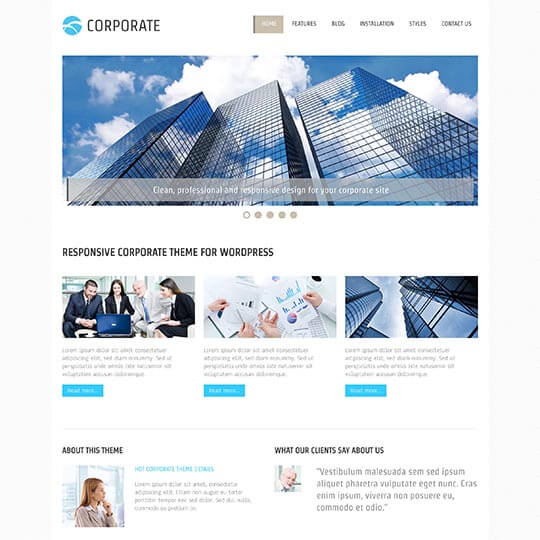 Corporate WordPress