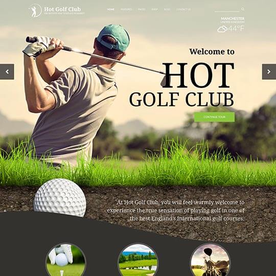 Golf WordPress