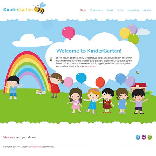 Kindergarten WordPress