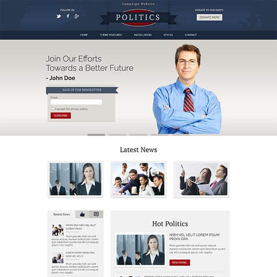 Politics WordPress