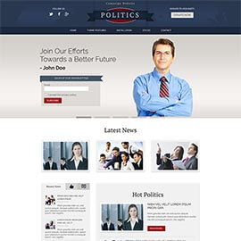 Politics WordPress Theme